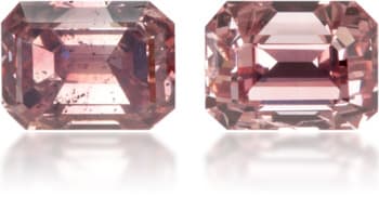 Natural Pink Diamond Rectangle 0.00 ct set