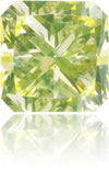 Natural Green Diamond Square 1.00 ct Polished