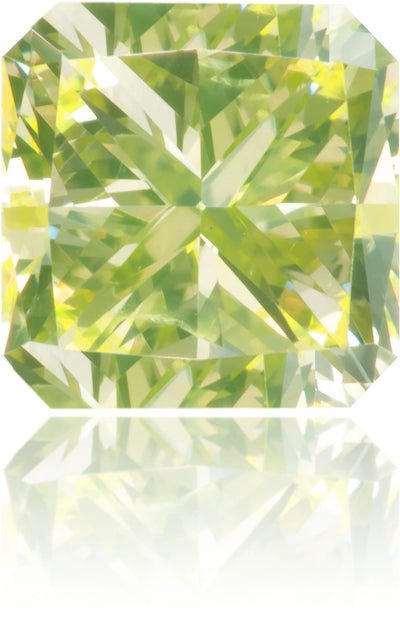 Natural Green Diamond Square 1.00 ct Polished