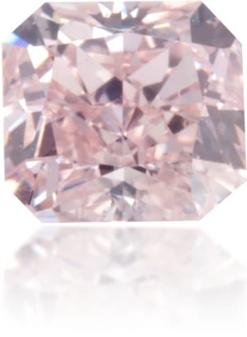 Natural Purple Diamond Square 0.41 ct Polished