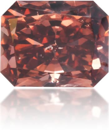 Natural Pink Diamond Rectangle 0.48 ct Polished