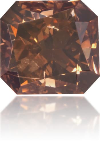 Natural Brown Diamond Rectangle 0.70 ct Polished