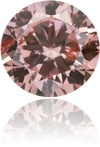 Natural Pink Diamond Round 0.55 ct Polished