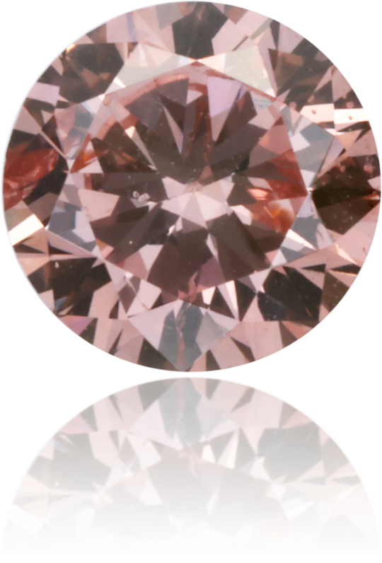Natural Pink Diamond Round 0.55 ct Polished