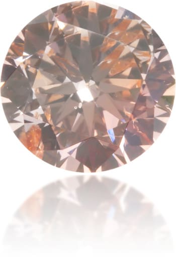 Natural Pink Diamond Round 0.55 ct Polished