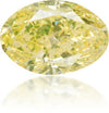 Natural Yellow Diamond Oval 2.14 ct Polished