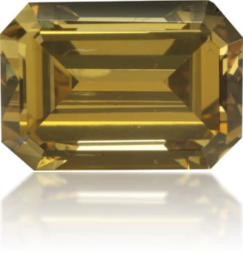 Natural Green Diamond Rectangle 3.01 ct Polished