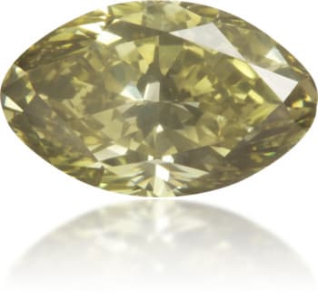 Natural Green Diamond Oval 0.87 ct Polished