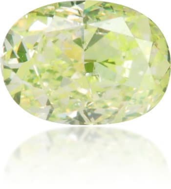 Natural Green Diamond Oval 0.25 ct Polished