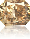 Natural Brown Diamond Rectangle 0.61 ct Polished