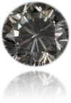 Natural Gray Diamond Round 0.10 ct Polished