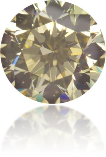 Natural Green Diamond Round 0.71 ct Polished