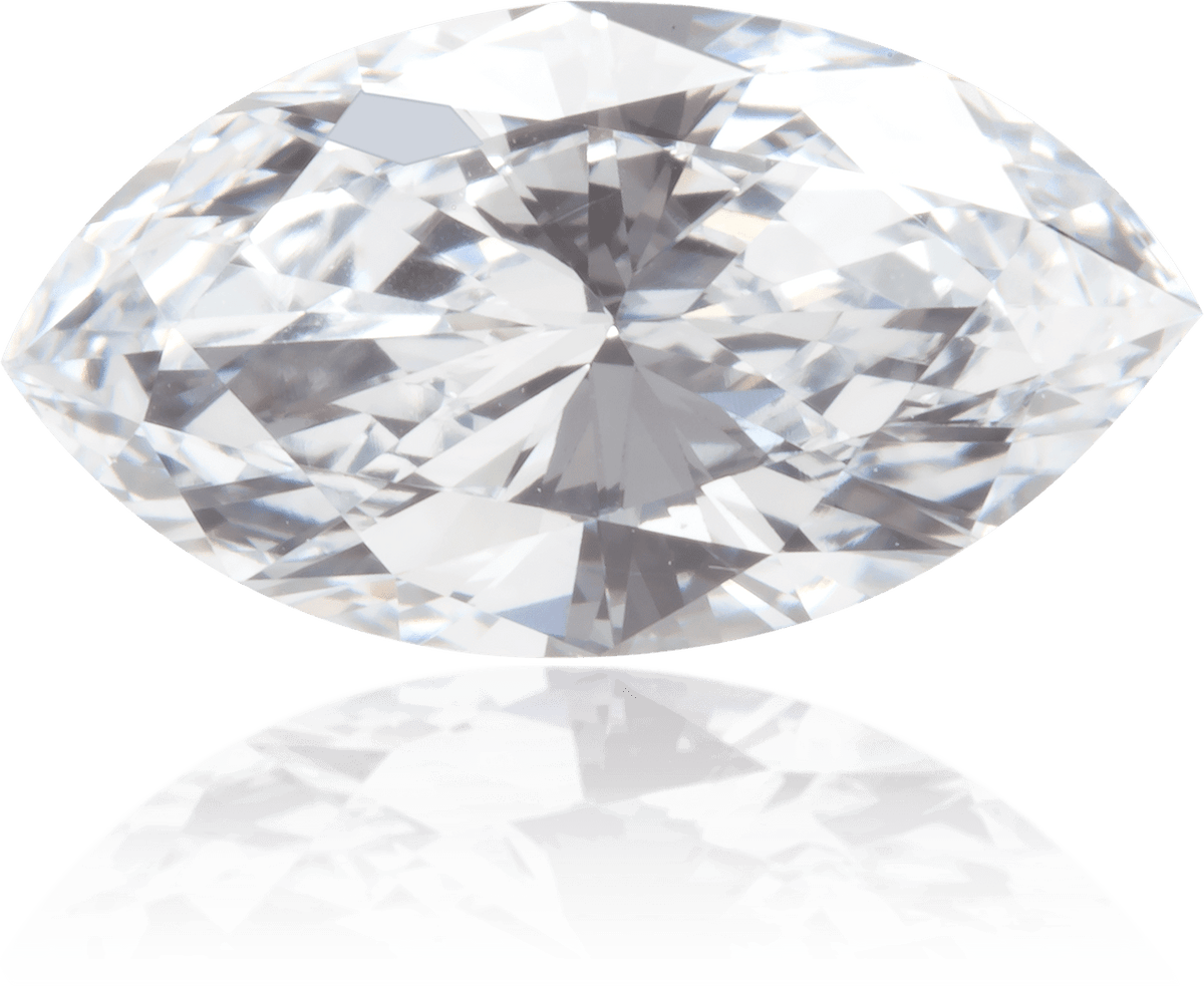 Natural Blue Diamond Marquise 1.02 ct Polished