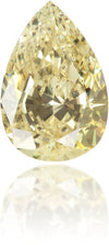 Natural Yellow Diamond Pear Shape 0.41 ct Polished