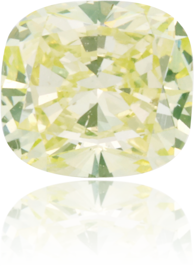 Natural Green Diamond Cushion 0.61 ct Polished