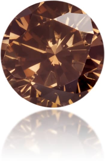 Natural Brown Diamond Round 0.19 ct Polished
