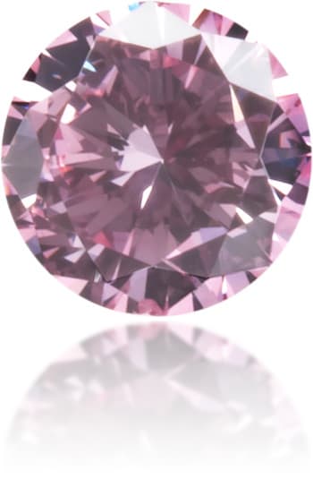 Natural Pink Diamond Round 0.09 ct Polished