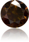 Natural Brown Diamond Round 0.61 ct Polished
