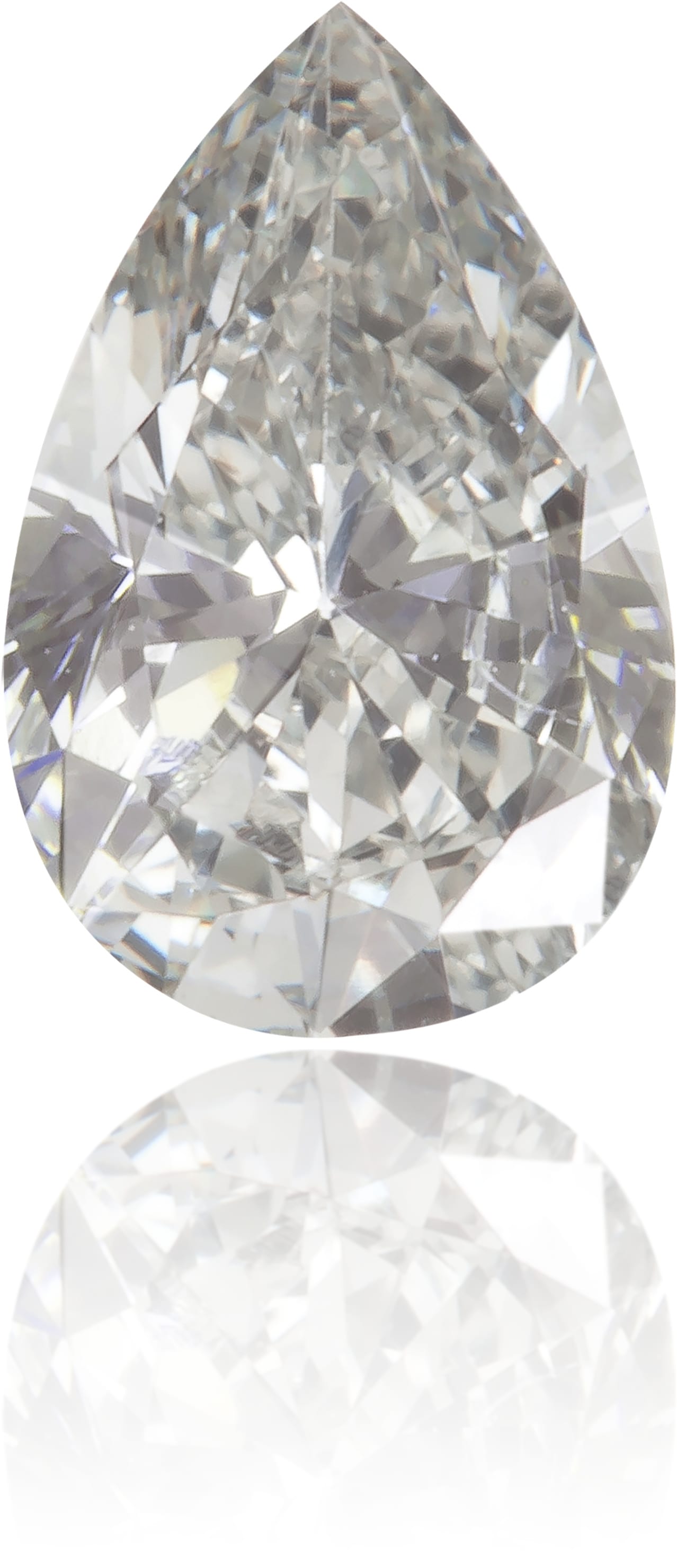 Natural Gray Diamond Pear Shape 0.31 ct Polished