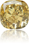 Natural Yellow Diamond Square 5.03 ct Polished
