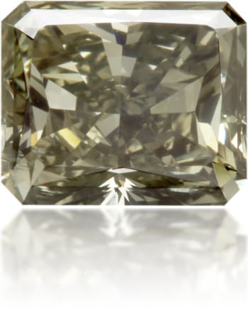 Natural Gray Diamond Rectangle 0.74 ct Polished
