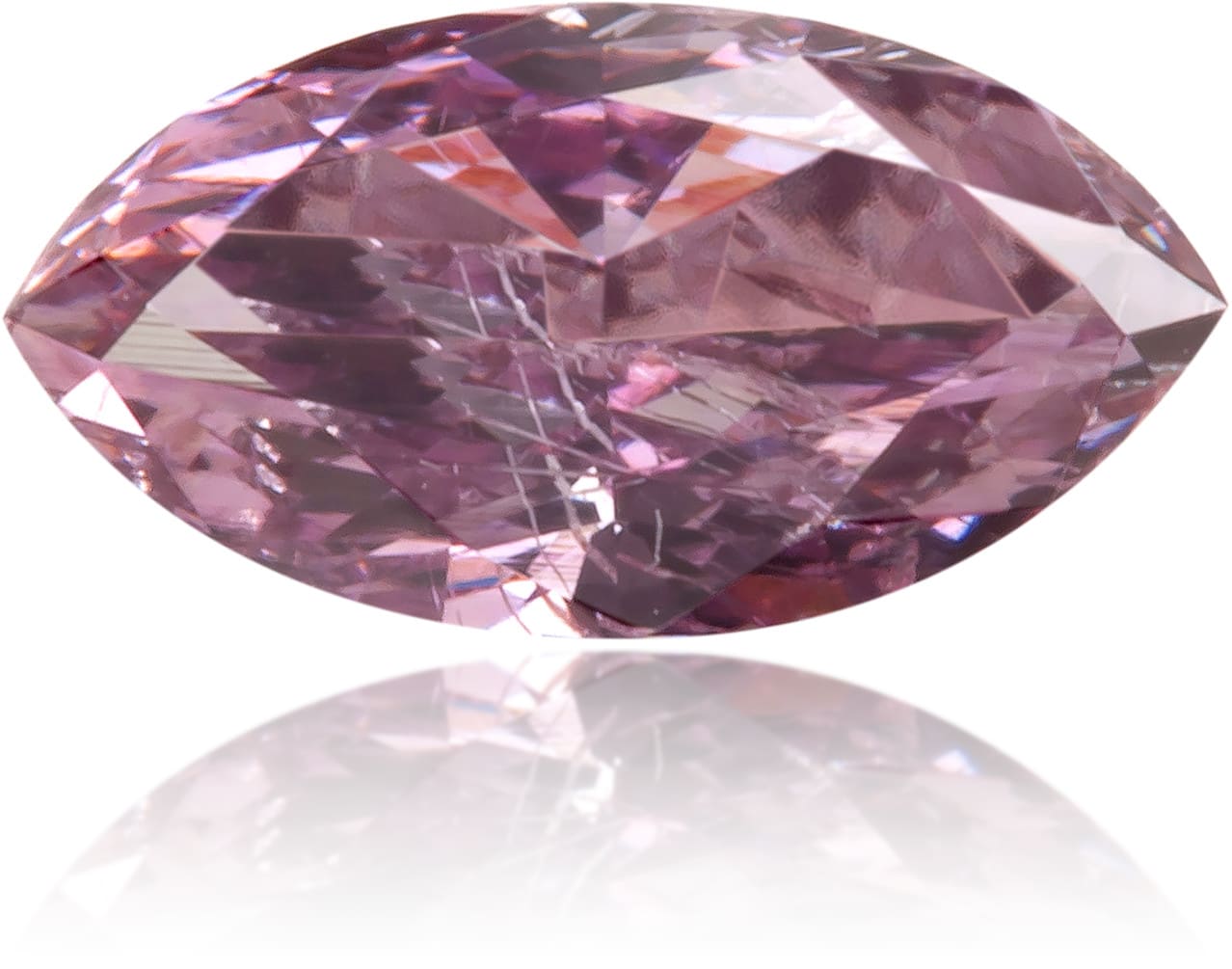 Natural Purple Diamond Marquise 0.29 ct Polished
