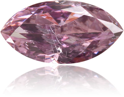 Natural Purple Diamond Marquise 0.29 ct Polished