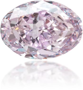 Natural Purple Diamond Oval 0.79 ct Polished