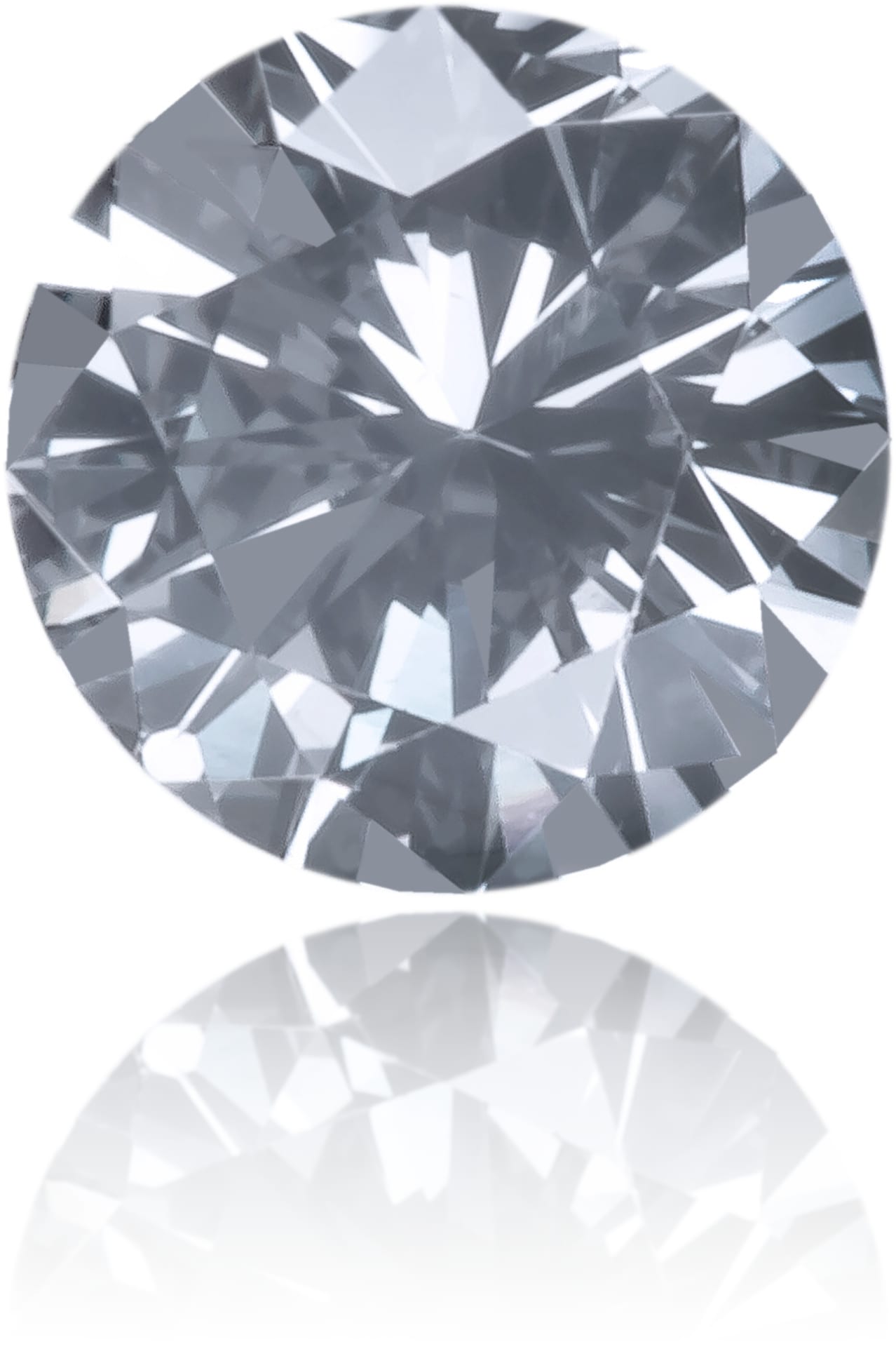 Natural Blue Diamond Round 0.19 ct Polished