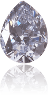 Natural Blue Diamond Pear Shape 0.13 ct Polished