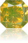 Natural Green Diamond Square 0.73 ct Polished