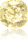 Natural Yellow Diamond Square 2.30 ct Polished