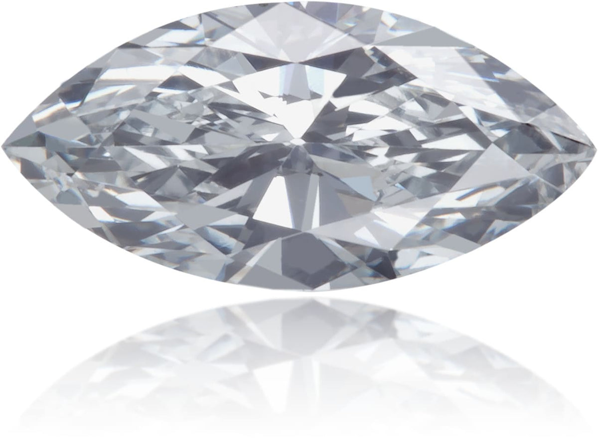 Natural Blue Diamond Marquise 0.36 ct Polished