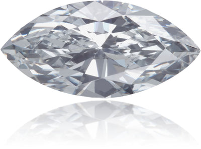 Natural Blue Diamond Marquise 0.36 ct Polished
