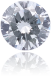 Natural Blue Diamond Round 0.13 ct Polished