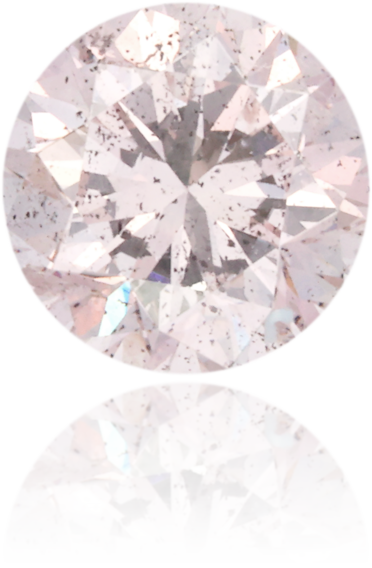 Natural Pink Diamond Round 0.65 ct Polished