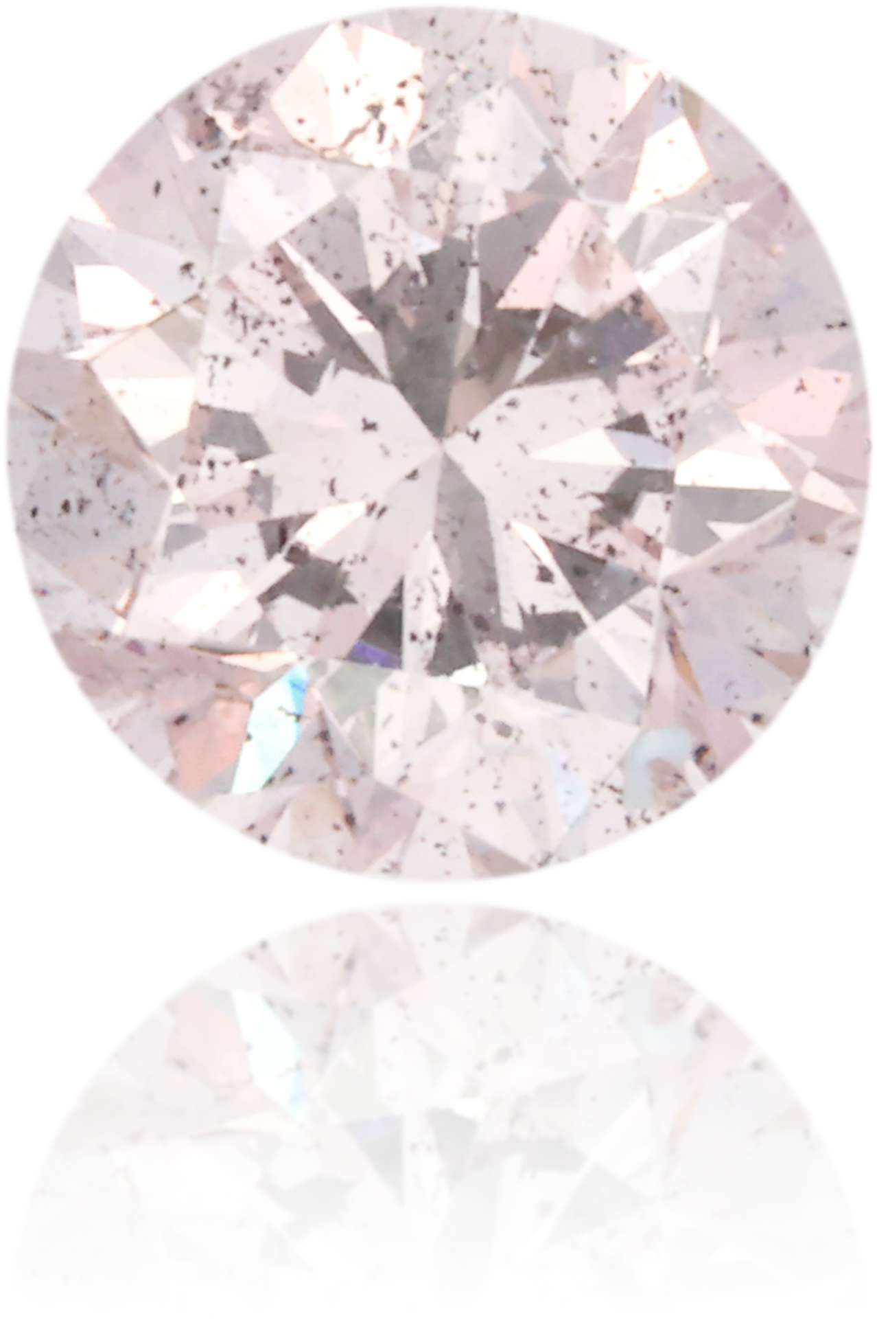 Natural Pink Diamond Round 0.65 ct Polished