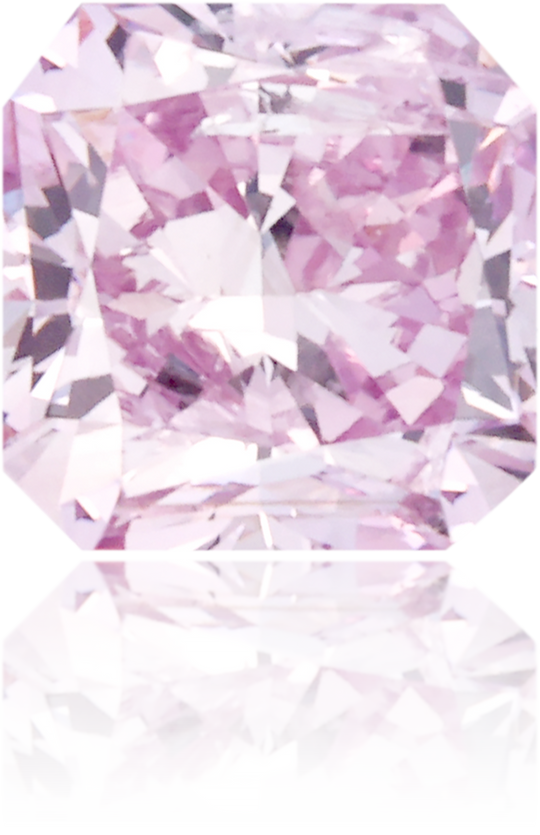 Natural Purple Diamond Square 0.52 ct Polished