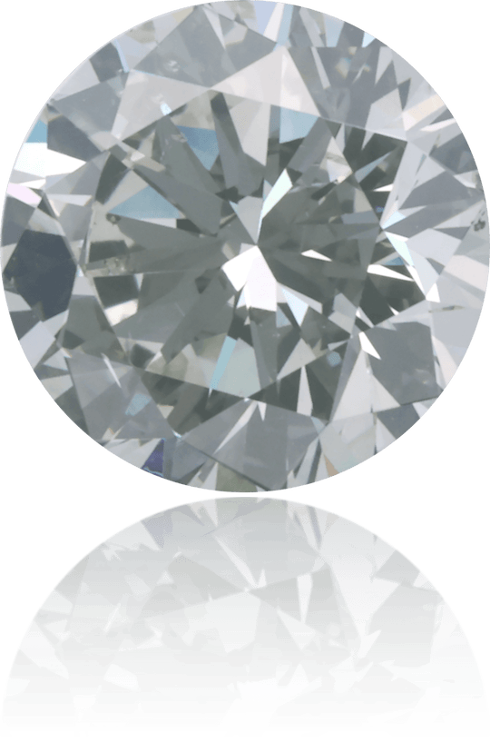 Natural Gray Diamond Round 1.17 ct Polished