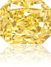 Natural Yellow Diamond Rectangle 1.54 ct Polished