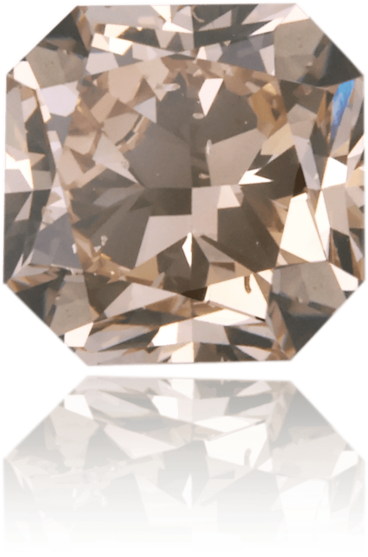 Natural Brown Diamond Square 1.19 ct Polished