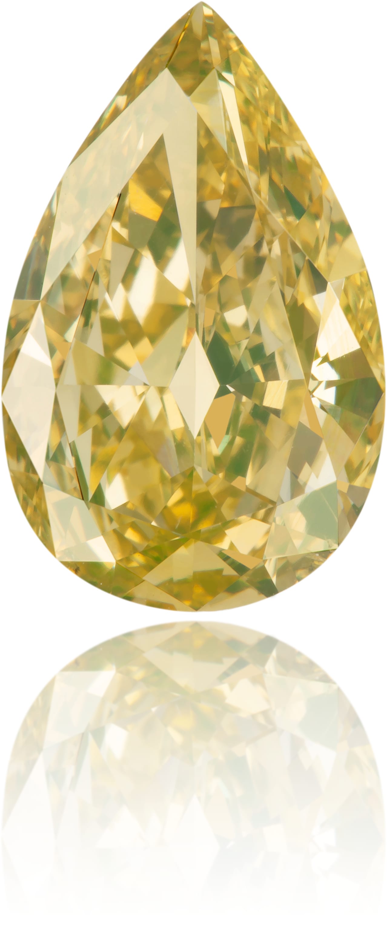 Natural Green Diamond Pear Shape 2.04 ct Polished