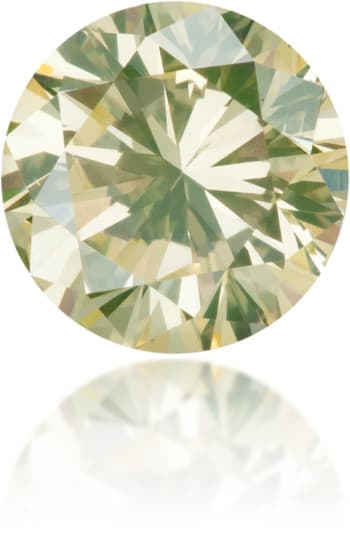 Natural Green Diamond Round 1.65 ct Polished