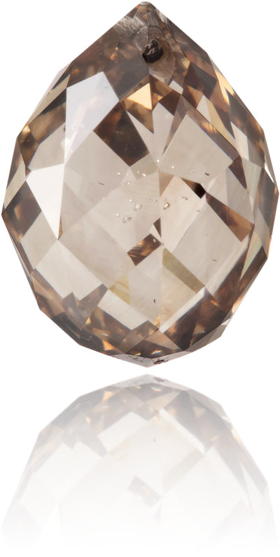 Natural Brown Diamond Briolette 4.91 ct Polished