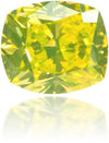 Natural Green Diamond Square 0.25 ct Polished
