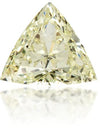 Natural Yellow Diamond Triangle 0.30 ct Polished