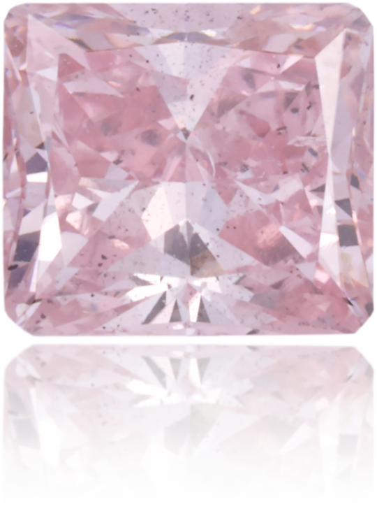 Natural Purple Diamond Rectangle 0.61 ct Polished