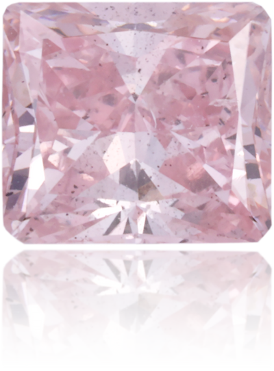Natural Purple Diamond Rectangle 0.61 ct Polished
