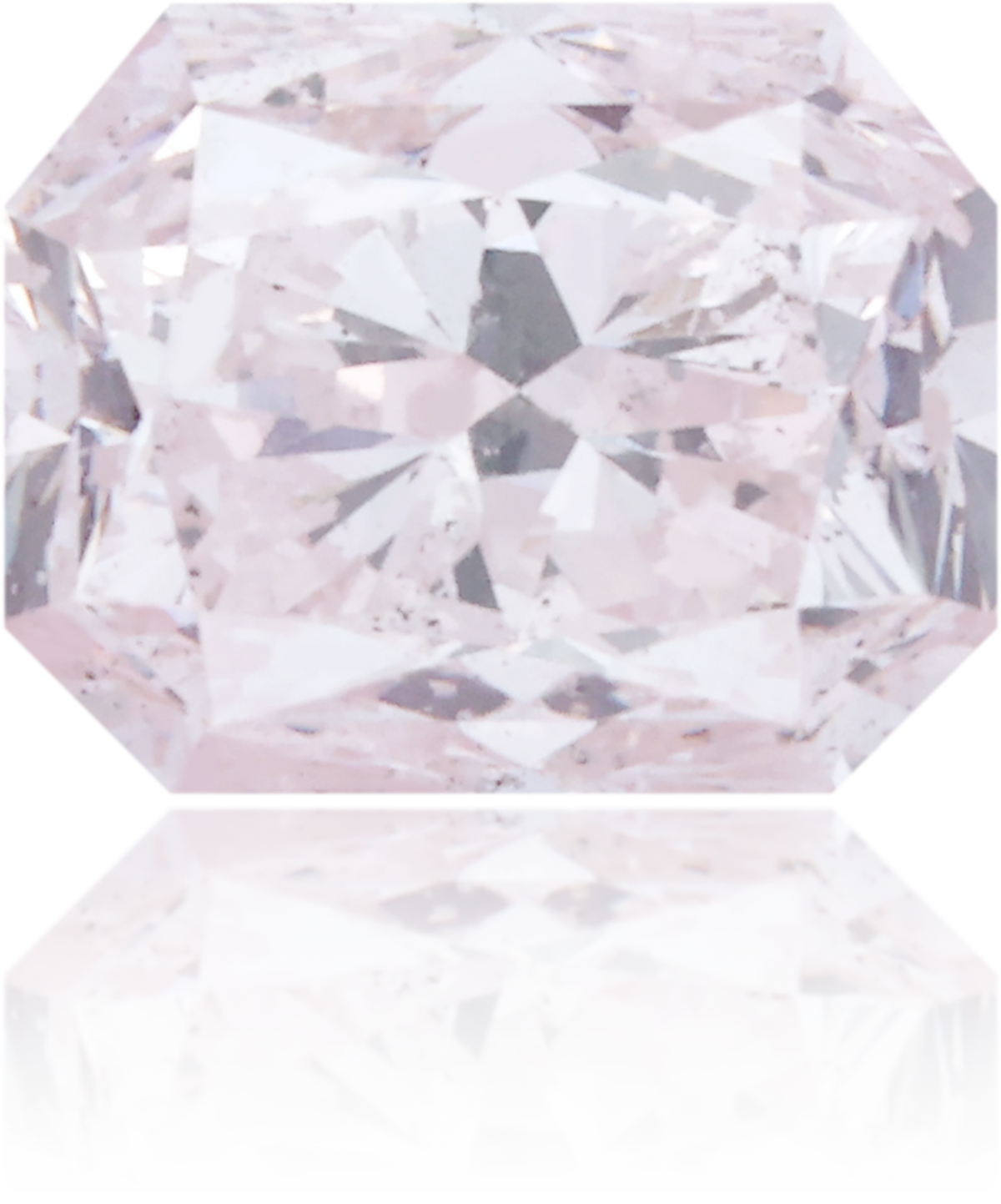 Natural Pink Diamond Rectangle 1.00 ct Polished