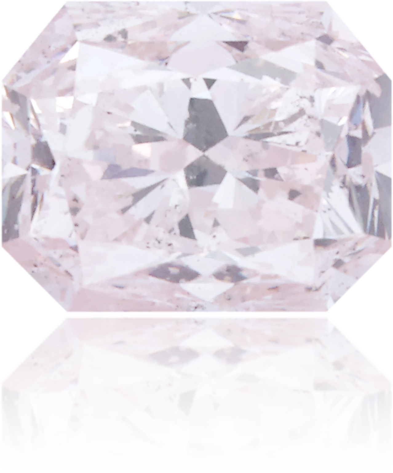 Natural Pink Diamond Rectangle 1.00 ct Polished